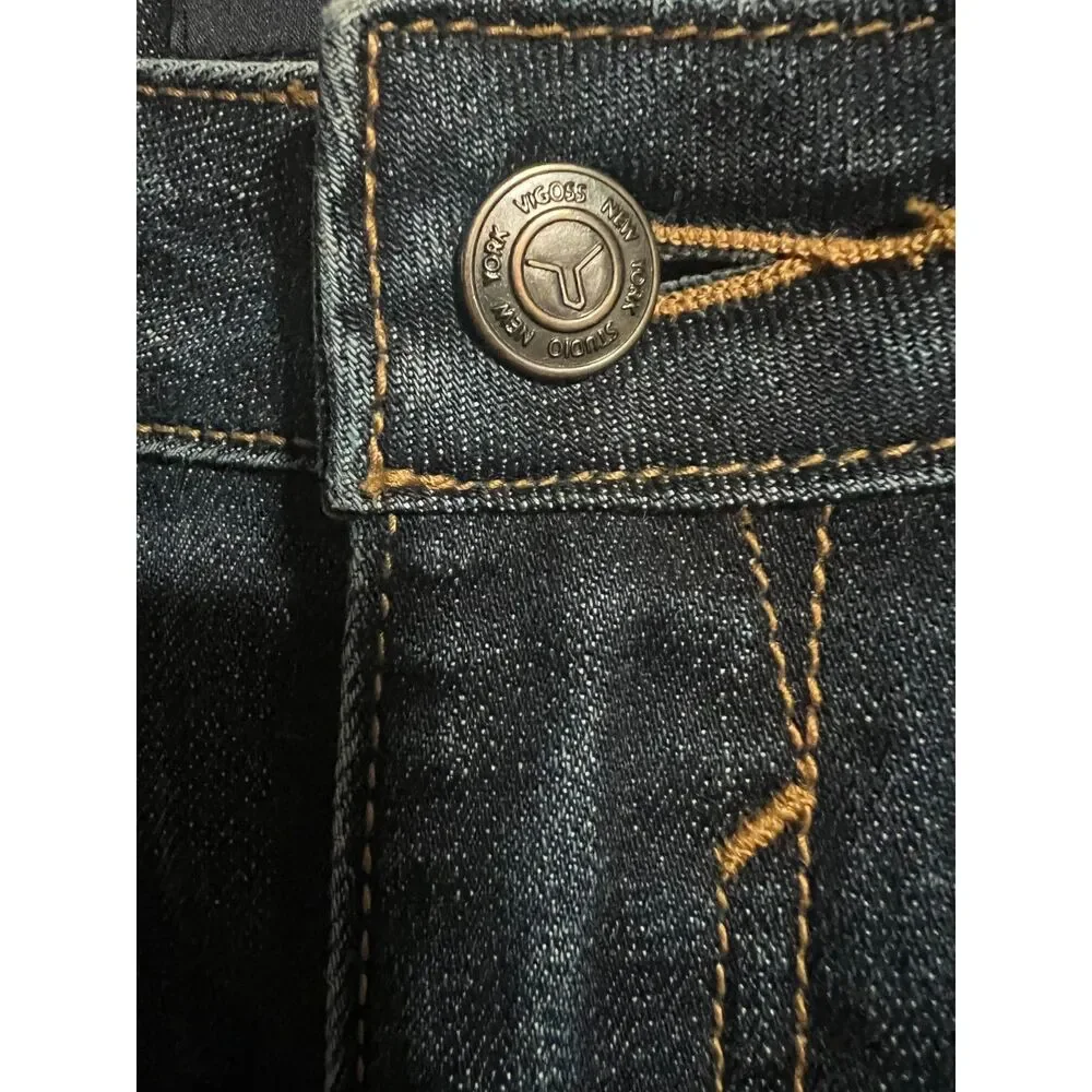 Vigoss Studio Women Straight Leg Denim Medium Wash Jeans P6194A 30 Cotton - Picture 3 of 8